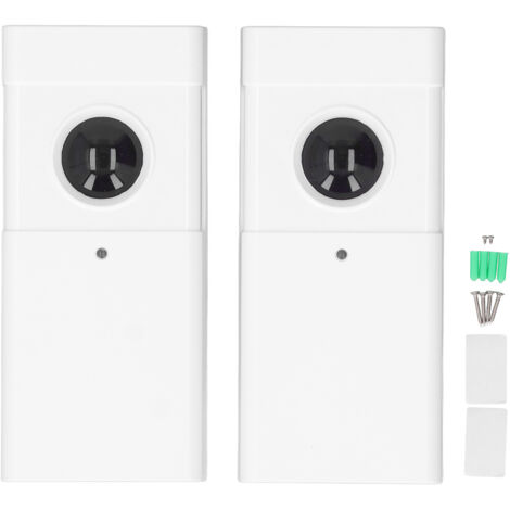 Détecteur infrarouge 940nm pour portail, portes et barrières, portée 30m, 12-24V, sécurité maison, blanc