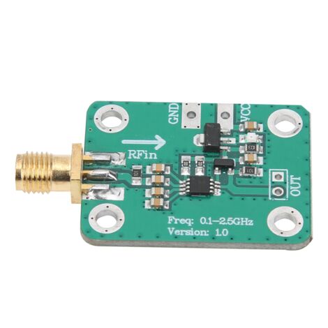 Détecteur logarithmique RF 0.1‑2.5GHz, module de mesure de puissance haute précision pour radiofréquence