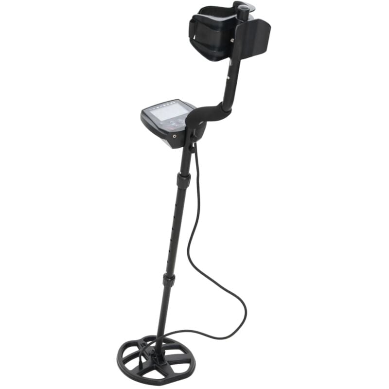 Détecteur métaux 20 cm profondeur recherche écran LCD vidaXL