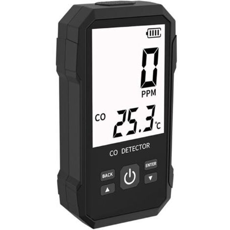Détecteur Monoxyde Carbone Analyseur Gaz Combustible Portable Détecteur Fuite Gaz Naturel Multifonction Alarme À Réponse Rapide Détecteur Fuite Gaz Portable Alarme Détecteur Co