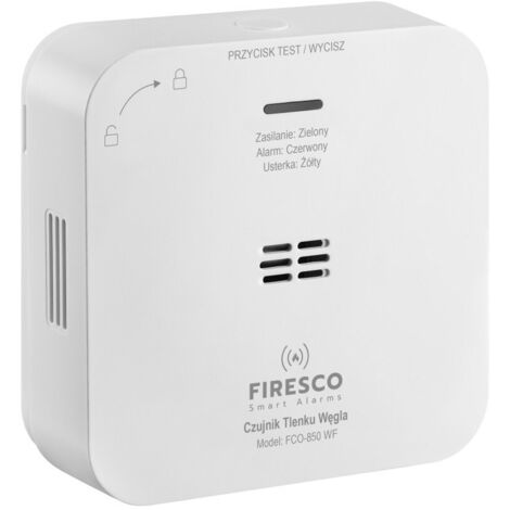 Détecteur monoxyde carbone inne FCO 850 WF blanc ABS