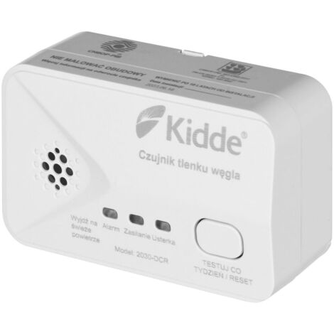 Détecteur monoxyde carbone Kidde 2030-DCR blanc compact
