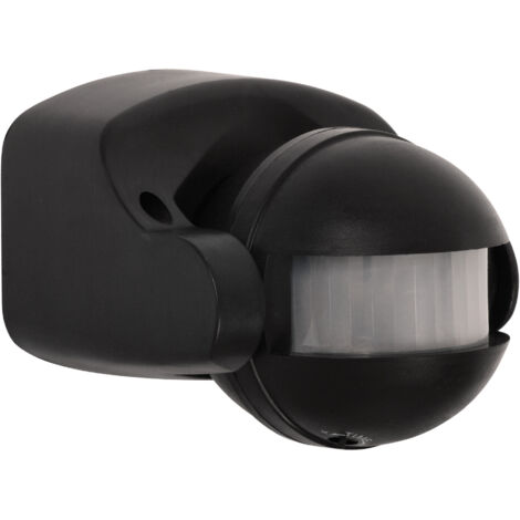 Détecteur mouvement crépuscule PIR ext noir 12 m Kanlux 461