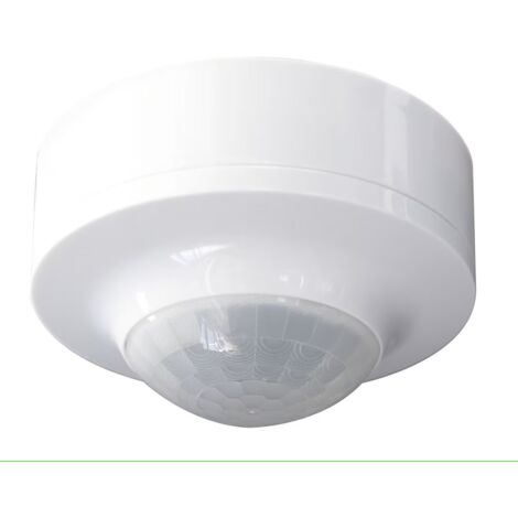 DÉTECTEUR MOUVEMENT PLAFOND 360° BLANC 1 CONTACT
