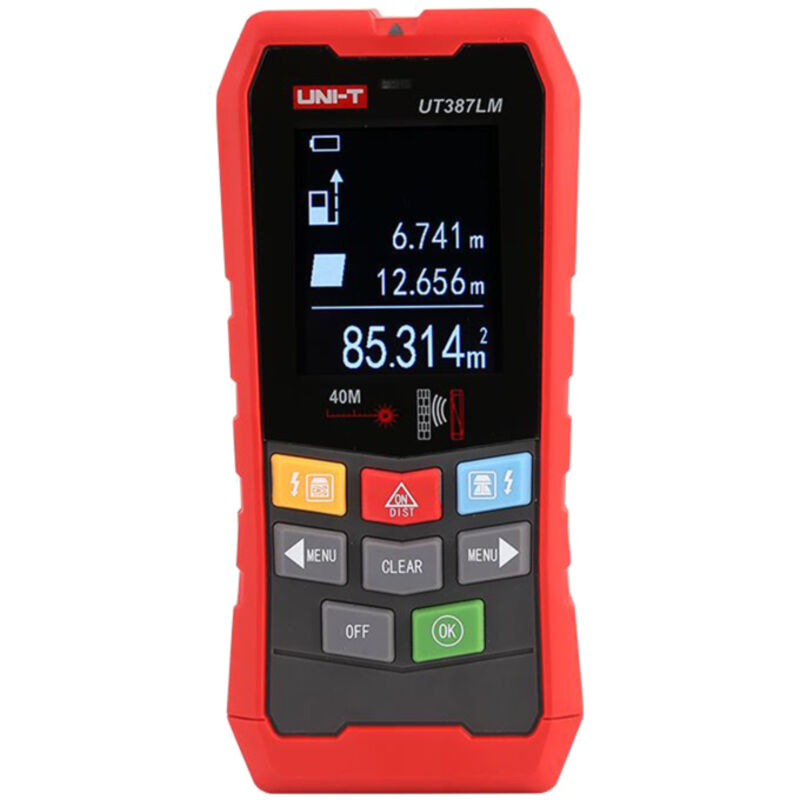 Rilevatore di metalli a parete per cavi in acciaio e tubi dell'acqua, con funzione di rilevamento a parete e misurazione della distanza compatibile.