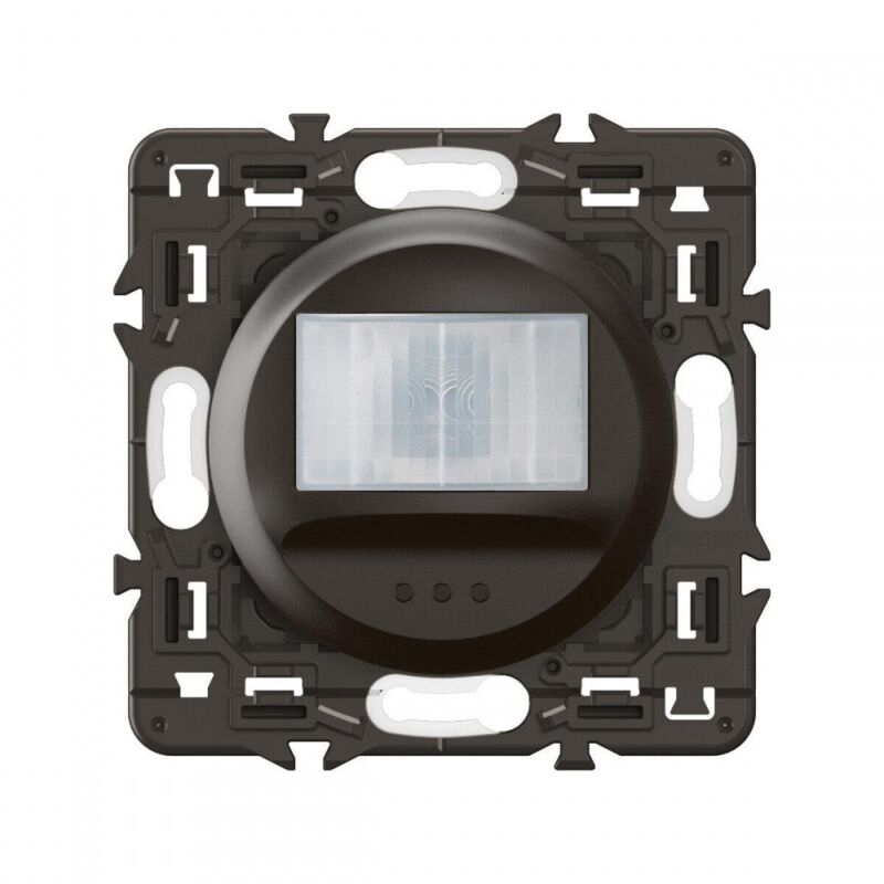 Legrand - Détecteur mural sans Neutre dérogation 100W led Céliane - Enjoliveur Noir et support