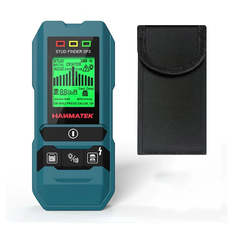 Détecteur Mural,Scanner Mural 6 en 1 SF3 pour Localiser Les Métaux,Chevilles en Bois, Câbles électriques CA