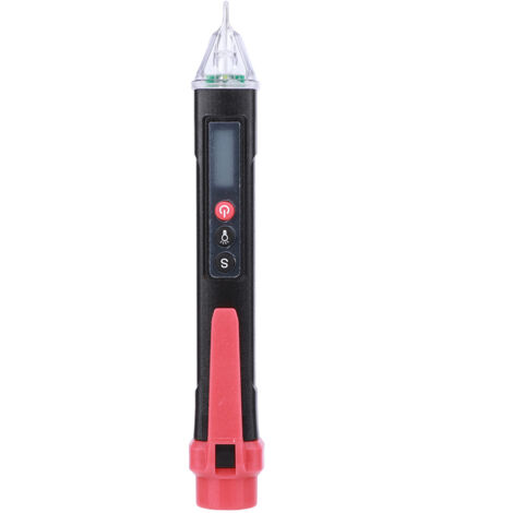 Détecteur numérique de tension de courant sans contact, stylo de Test, Instrument de mesure AC121000V (noir rouge)