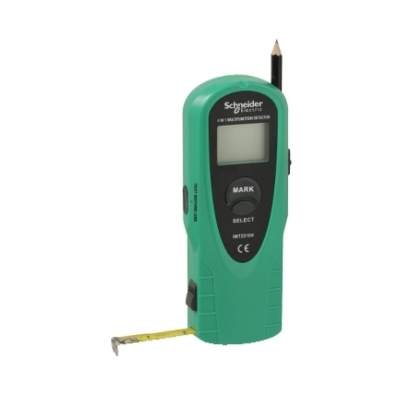 Detecteur numerique polyvalent digital CAT3 4 en 1 (detection métal / bois tension) vert/gris 9V Thorsman