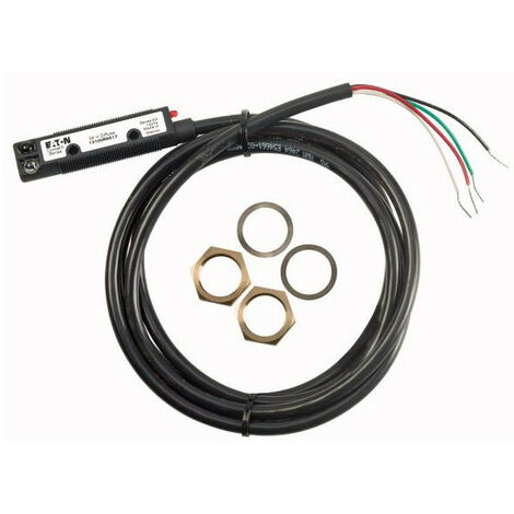 Détecteur photoélectrique à réflexion Sn 610mm 4L 10-30VDC NPN PNP M18 matière isolante câbl EATON 13100R6517