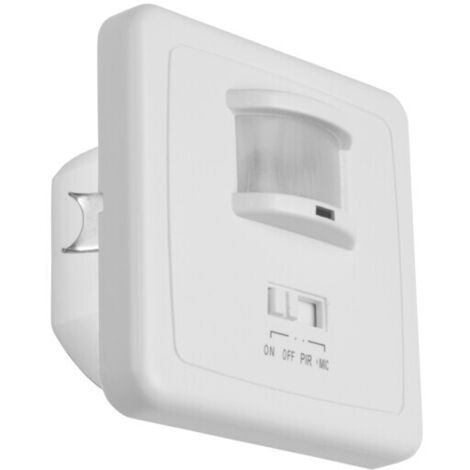 Kanlux – Détecteur de mouvement PIR encastré 12m – Réglable 150° horizontal – Installation facile – Indice de protection IP20