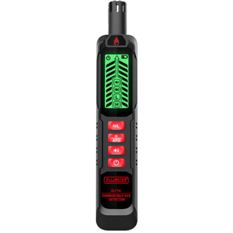Détecteur portable fuites gaz combustibles, testeur fuites gaz naturel, analyseur concentration gaz portable, testeur gaz avec alarme sonore et lumineuse,de DEBUNS