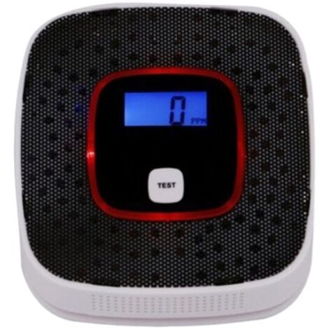 Détecteur Portable Monoxyde Carbone et Fumée Écran Numérique Sécurité Maison