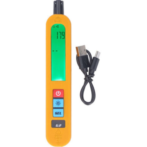 Détecteur qualité air portable rechargeable – Testeur TVOC & HCHO – Format compact, batterie intégrée, précision professionnelle