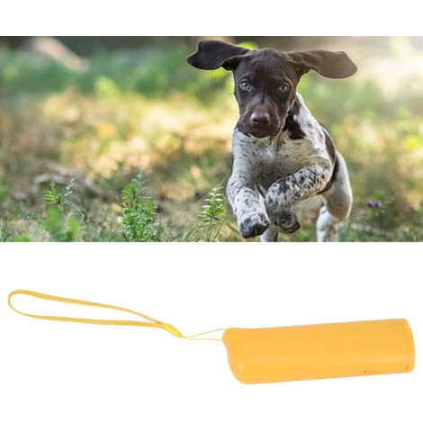 Détecteur Ultrasonique pour Chiens Jaune Sans Batterie - KZQ