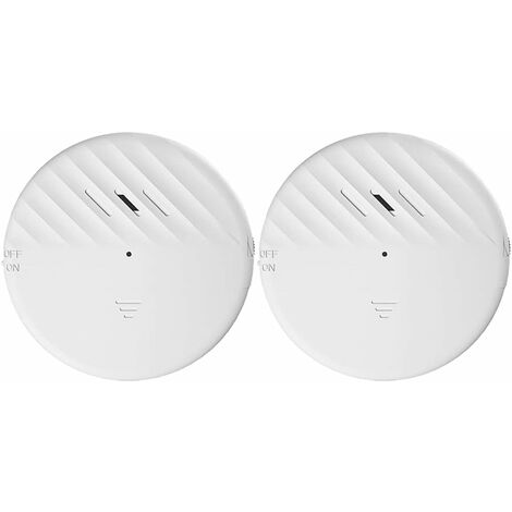 DéTecteurs De Bris De Verre, Alarme De FenêTre avec Alarme De 125 DB, Capteur De Vibration De Vitre Alarme pour Votre Maison, Bureau, Garage, Salle De Dortoir, Ou MêMe RV(2 PièCes)