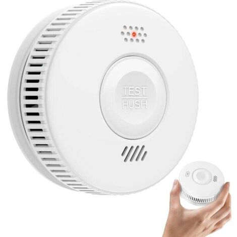Détecteurs de fumée et d'incendie, piles et batteries pour la maison, batterie autonome avec une durée de vie de 10 ans.