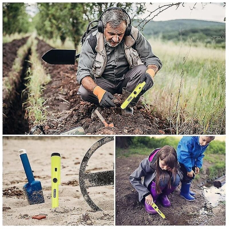 Détecteurs de métaux portatifs Détecteur de localisation portable étanche Détecteur de métaux de profondeur