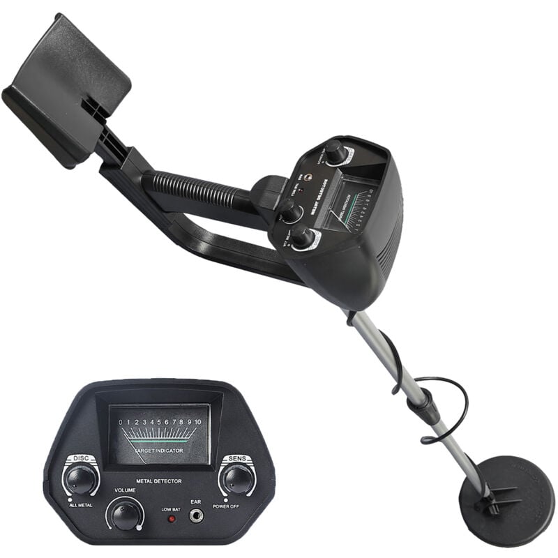 Détecteurs pour adultes professionnels - Bobine de recherche étanche haute sensibilité, 2 modes réglables, écran lcd rétroéclairé, fonction de