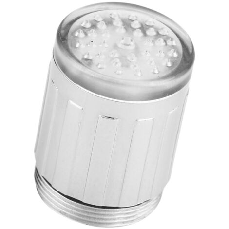 Détection De Température Led À Couleur Changeante Lumière Robinet D'eau Robinet Cuisine Salle De Bain Accessoire