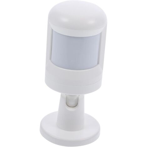 Detector a pilas, sistema de seguridad para el hogar, sensor deportivo, sistema de detección PIR de gran angular, blanco