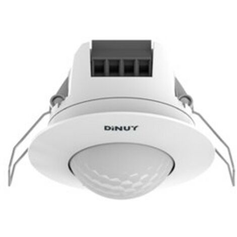 Detector Bluetooth 360º empotrable para techo (3000W 2000lm 230V) IP40 Ø8x6,3x6,3cm color blanco
