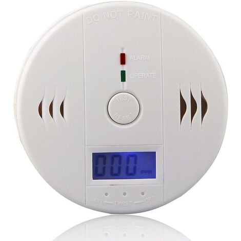 FUHUIDA TRADING Detector Carbon Monoxide Detector with LED Display/Electronic Sensor Carbon Monoxide Alarm Detector