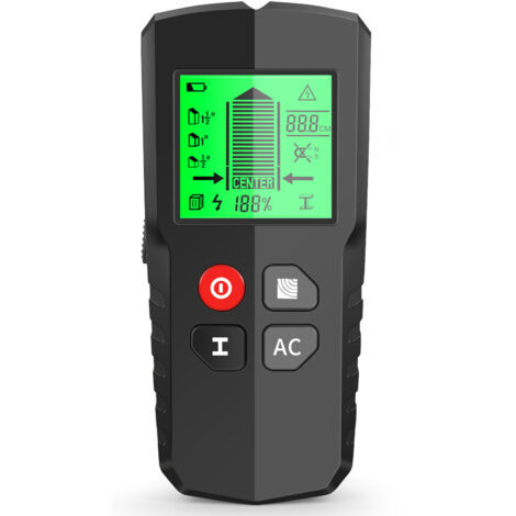 Detector de cables, detector de cables de pared, detector de líneas, detector de pared, detector de metros, detector de escáner de pared, detector de metales de pared para madera, hierro, metales, cab
