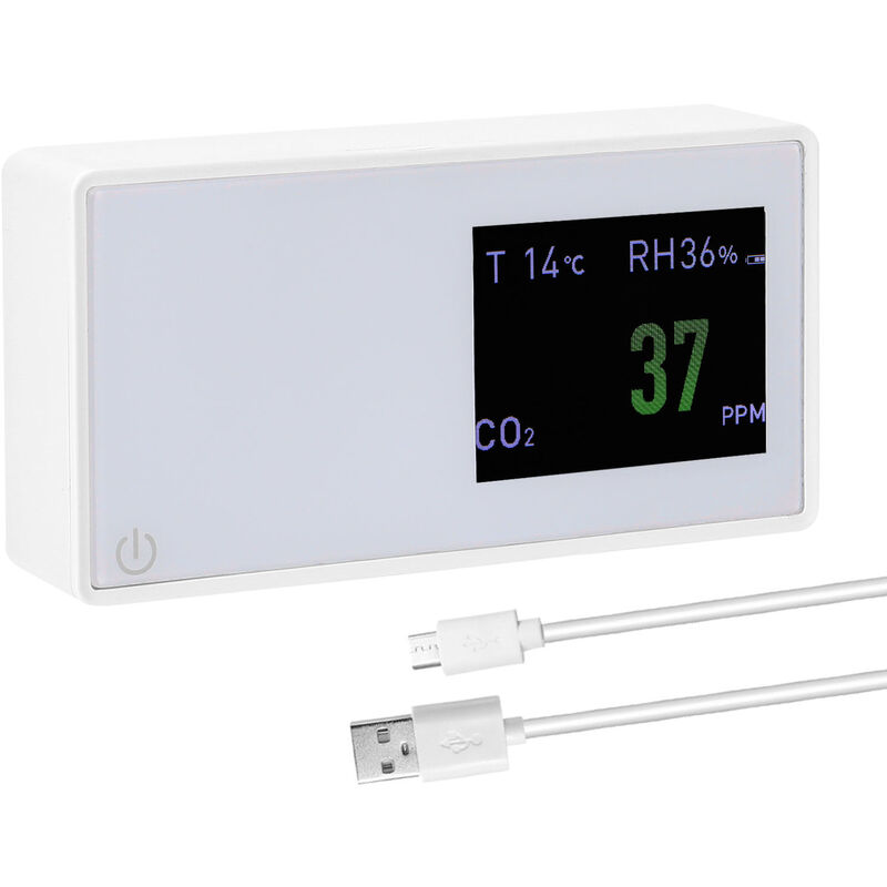 

Happyshopping - Detector de calidad del aire domestico, probador de CO2 multifuncional