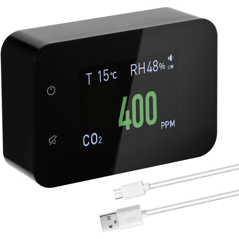 

Detector de calidad del aire domestico, probador de CO2 multifuncional