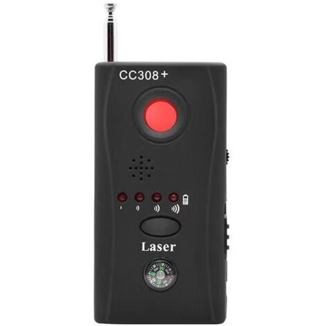 Detector de cámara inalámbrico, detector de señal de cámara de detección activa versátil para rastreador GPS, dispositivo de escucha, detector de cámara (CC308+)