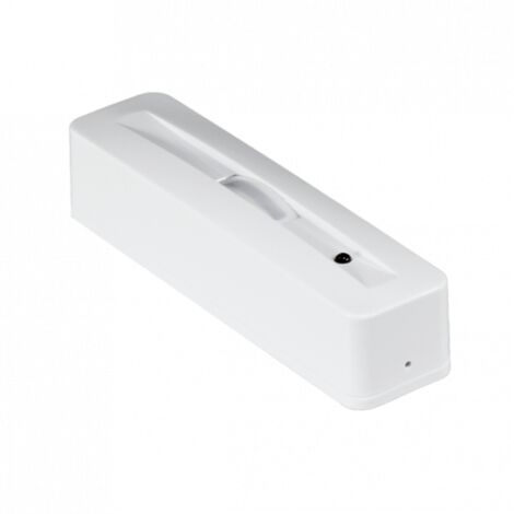 Detector de doble tecnología efecto cortina 3m vía radio bidireccional en contenedor termoplástico blanco
