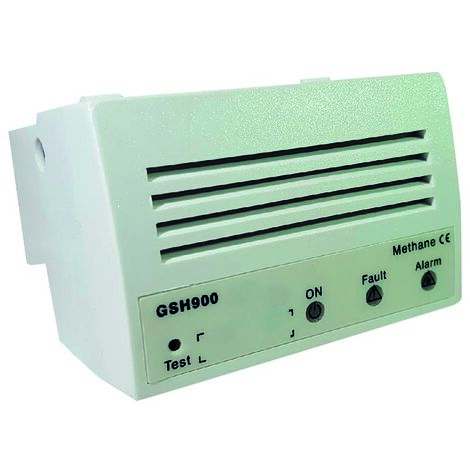 Detector de fugas de gas metano empotrable gsh900 230vac blanco