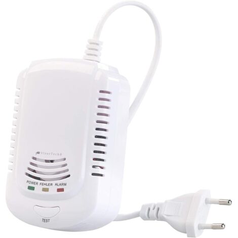 Detector de gas doméstico con alarma de 85 dB