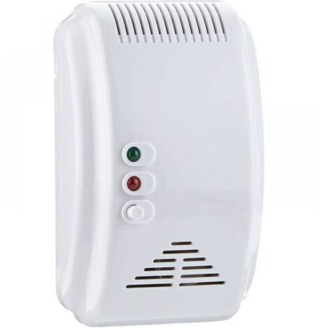 Detector de gas natural y ayuda para dormir (blanco) 115 x 75 x 35 mm 12 V