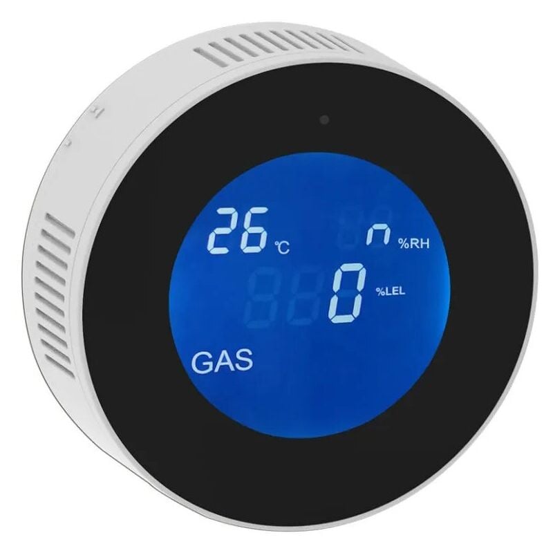 Led Atomant Sl - Détecteur de gaz Wi-Fi, alarme à charge usb, fuites de gaz, Smart Life App Control. Lot de 1 u.