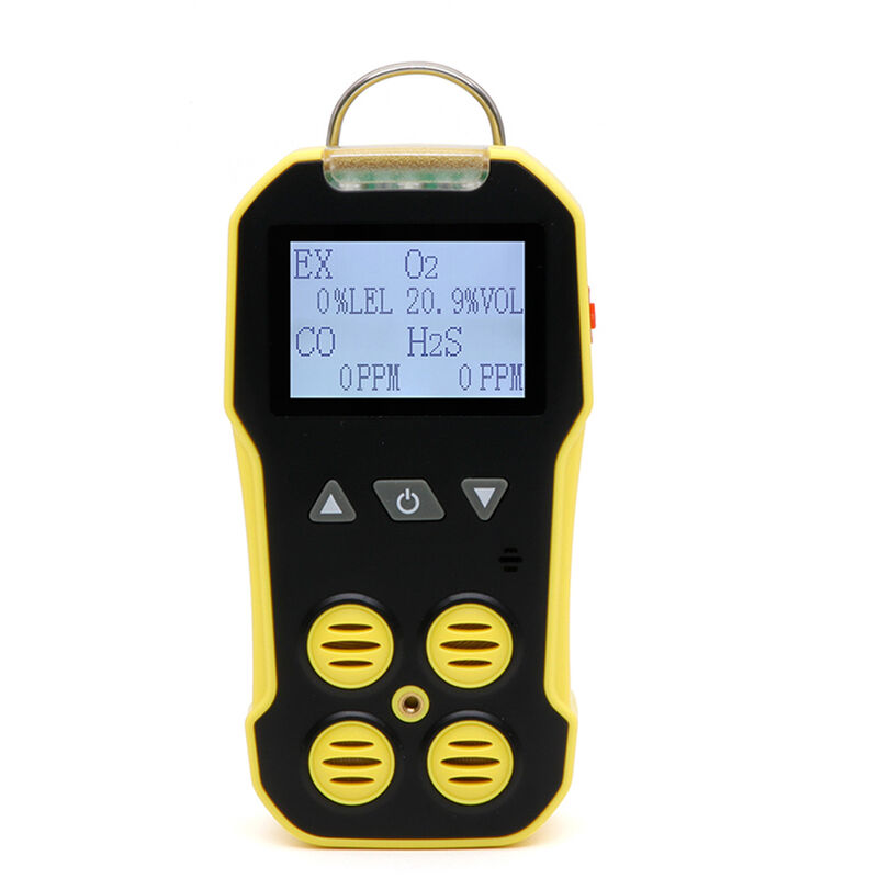 

Detector de gases portatil multifuncional 4 en 1 (O2 + H2S + CO + LEL) Pantalla LCD de 2 pulgadas Detector de gases toxicos nocivos Gases