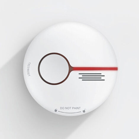 Detector de humo inteligente con conexión Wi-Fi: alarma contra incendios inteligente inalámbrica con la aplicación Tuya, control inteligente del hogar para cocina/tienda/hotel/fábrica