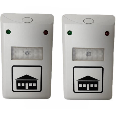 Detector de insectos, repele ratas, ratones, cucarachas, arañas y moscas. Tecnología electromagnética y ultrasónica. Eficaz en más de 200 m². Luz nocturna LED.