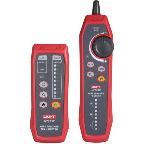 Detector de línea de red, localizador de cables, comprobador de señal, probador de cables, comprobador multifuncional, detector de línea telefónica, emparejamiento, antiinterferencias