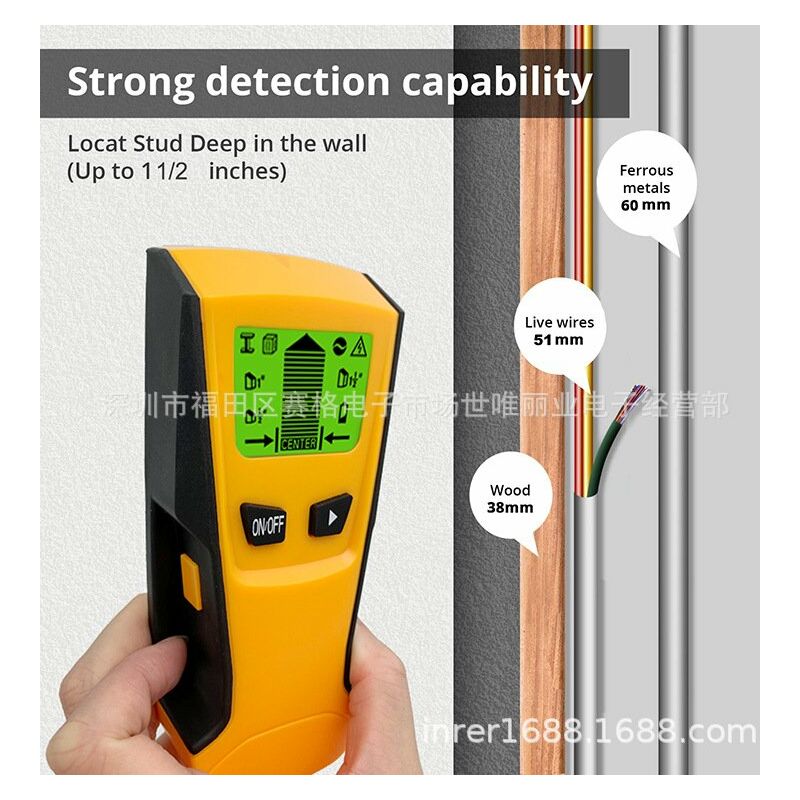 

Detector de metales, buscador de alambre de pared en espiral