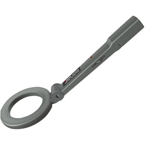 Detector de metales de mano herramienta de caza detección alarma sonda portátil de búsqueda de detectores de metales para adultos el plastico Negro