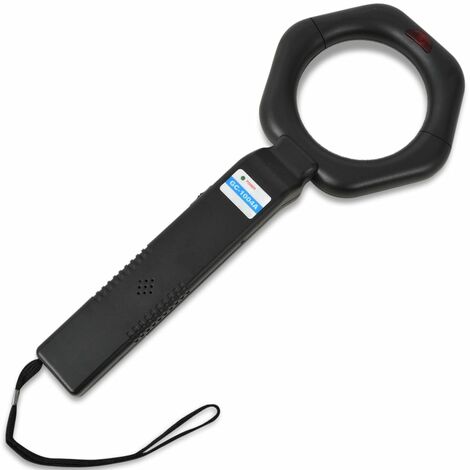 Detector de metales de mano negro vidaXL
