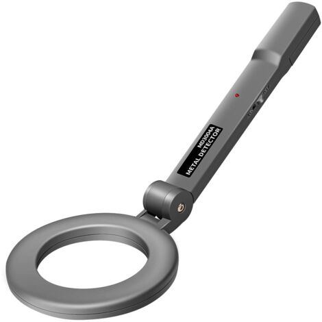 Detector de metales portátil DM3004A con sensibilidad ajustable y correa para la muñeca, apto para niños y adultos.