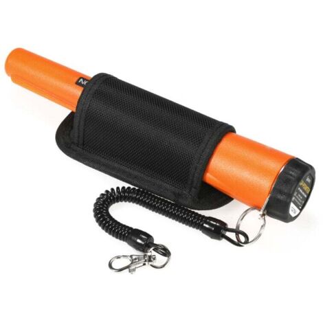 Detector de metales portátil LIFCAUSAL con alerta de sonido y vibración, ajuste automático y funda para cinturón para la búsqueda de tesoros.