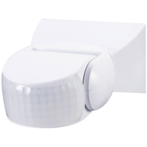 Detector de movimiento 180° IP65 para iluminación, alcance 12m