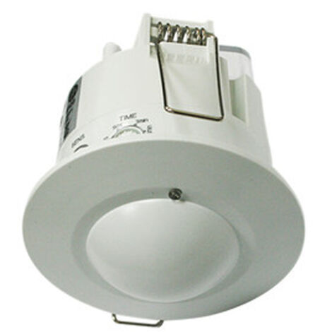 Detector de movimiento Electro DH por microondas, empotrable a techo, ángulo 360º, ajustable, 60.252/RF/EMP