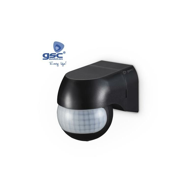 

Detector de movimiento para luz Negro 180º GSC 001400149