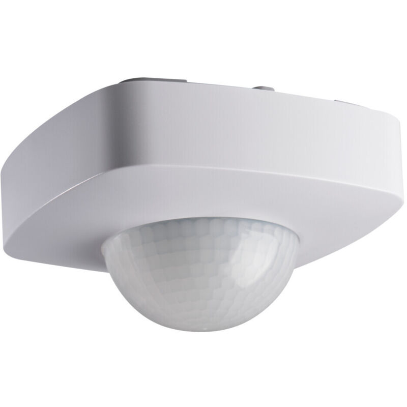 Detector de presencia PIR SENTO – 3 sensores – 360° – Blanco – Montaje de pared