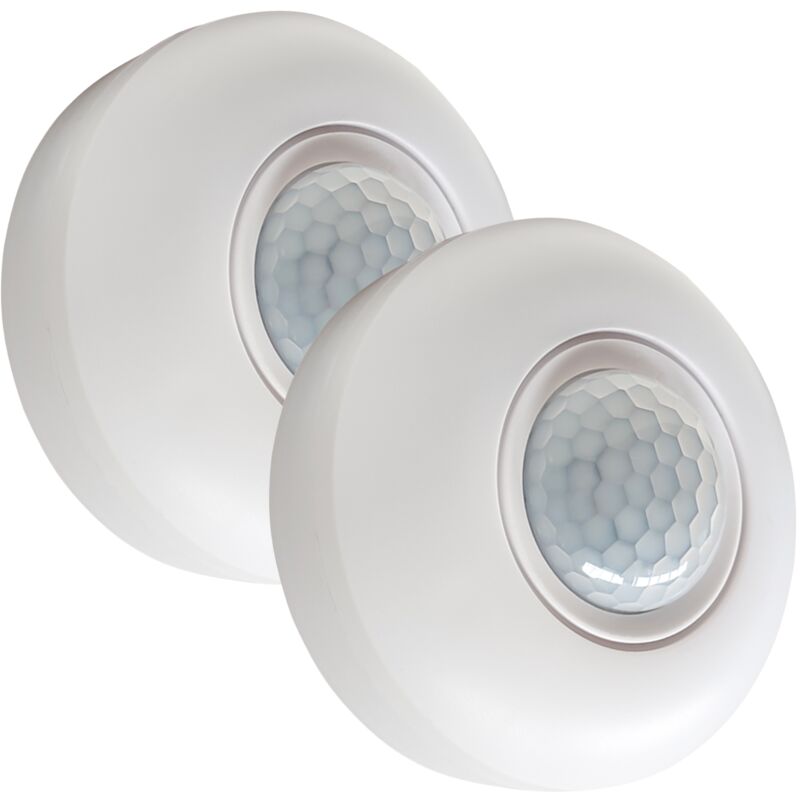 

Detector de Movimiento Techo Superficie 360º Compatible LED | Pack 2 Uds. - Pack 2 Uds.